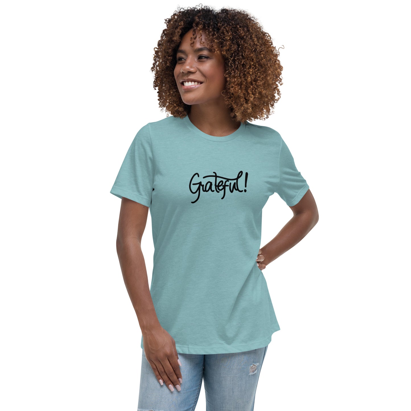 Grateful (black) Women's Relaxed T-Shirt