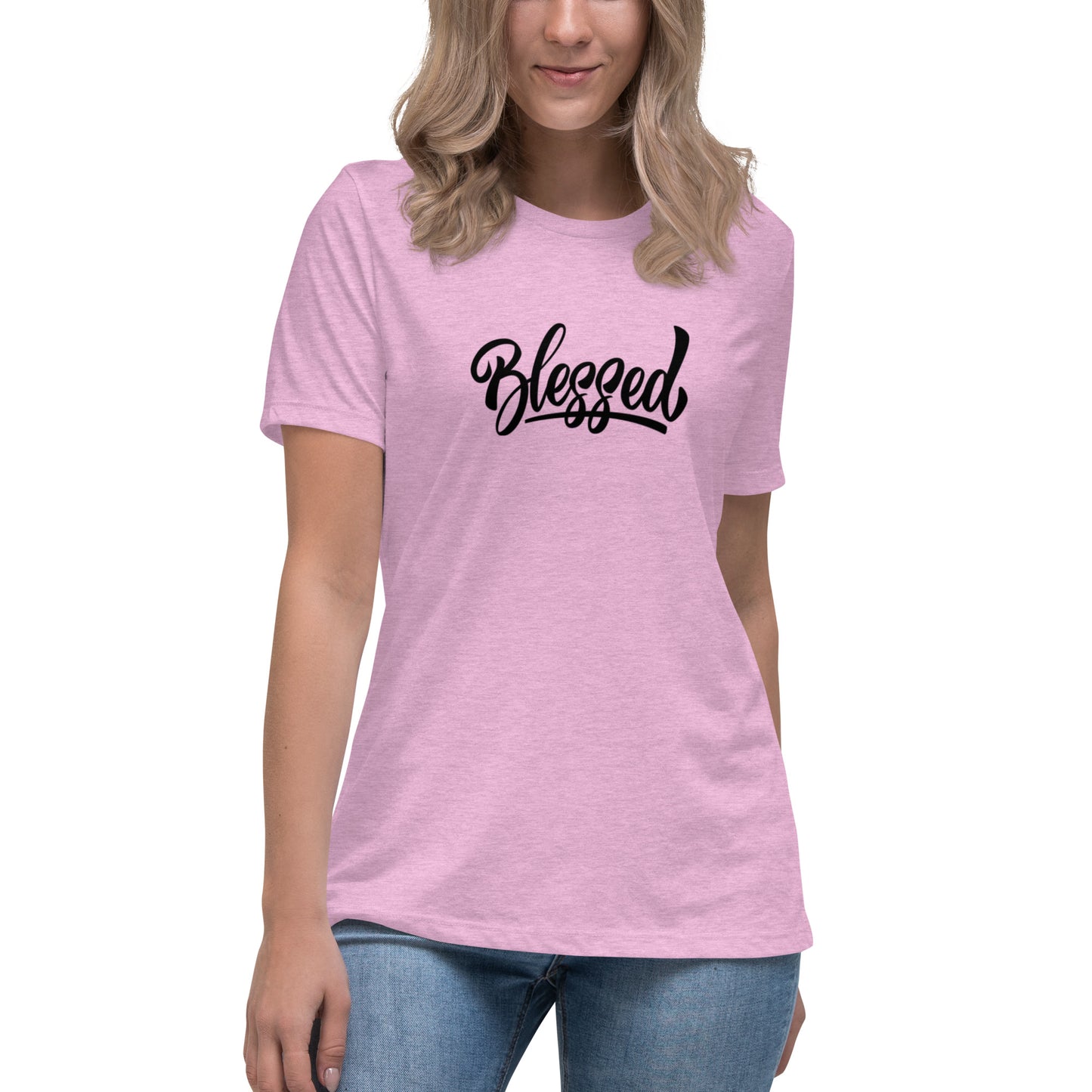 Blessed(black) Women's Relaxed T-Shirt