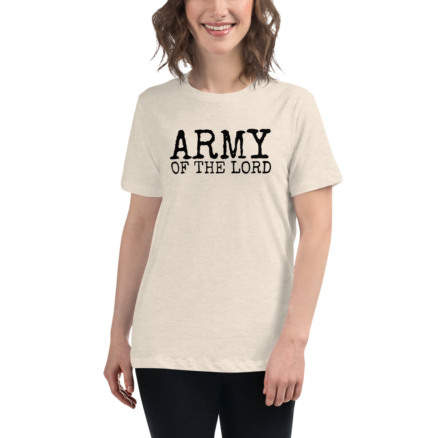 Army of the Lord Women's Relaxed T-Shirt