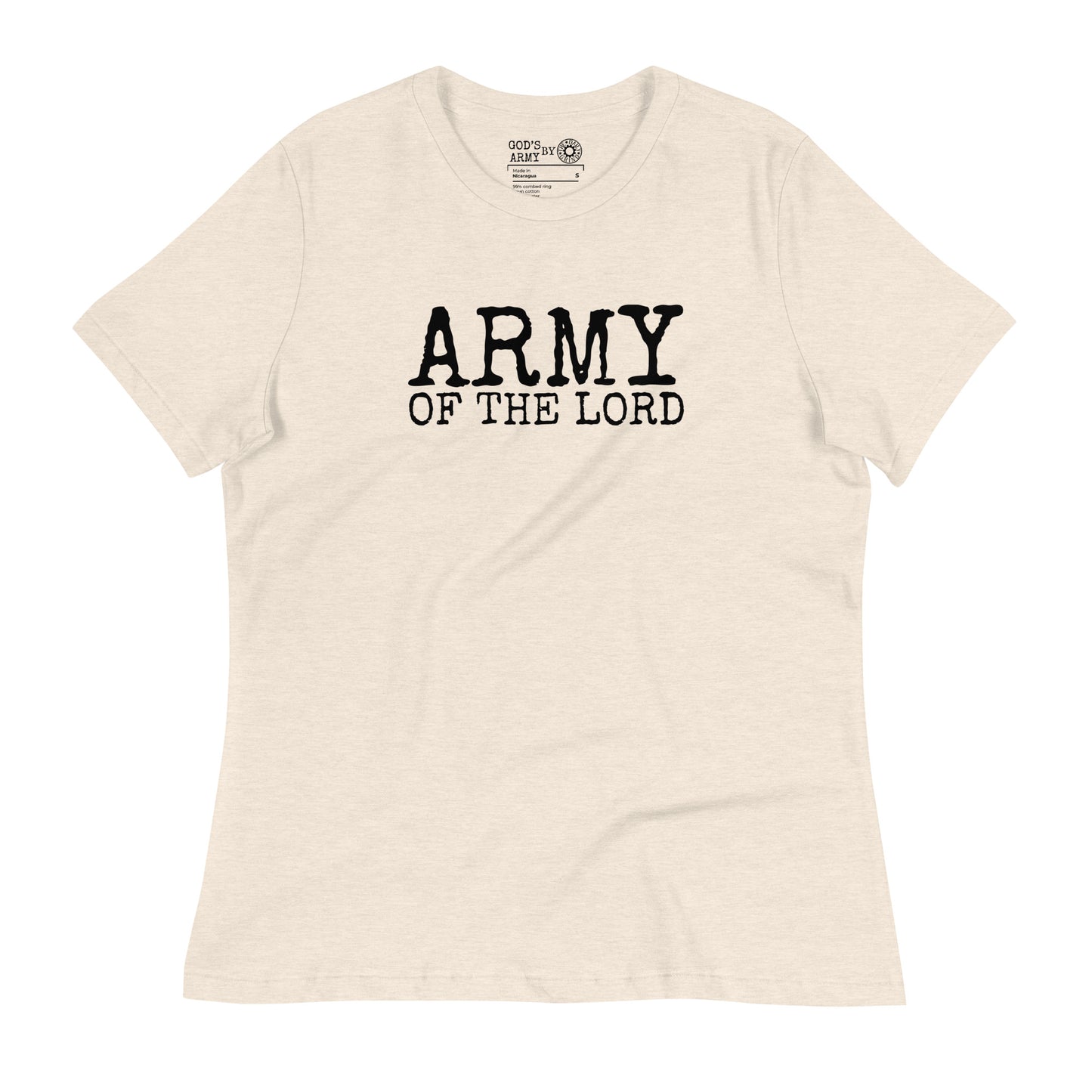 Army of the Lord Women's Relaxed T-Shirt