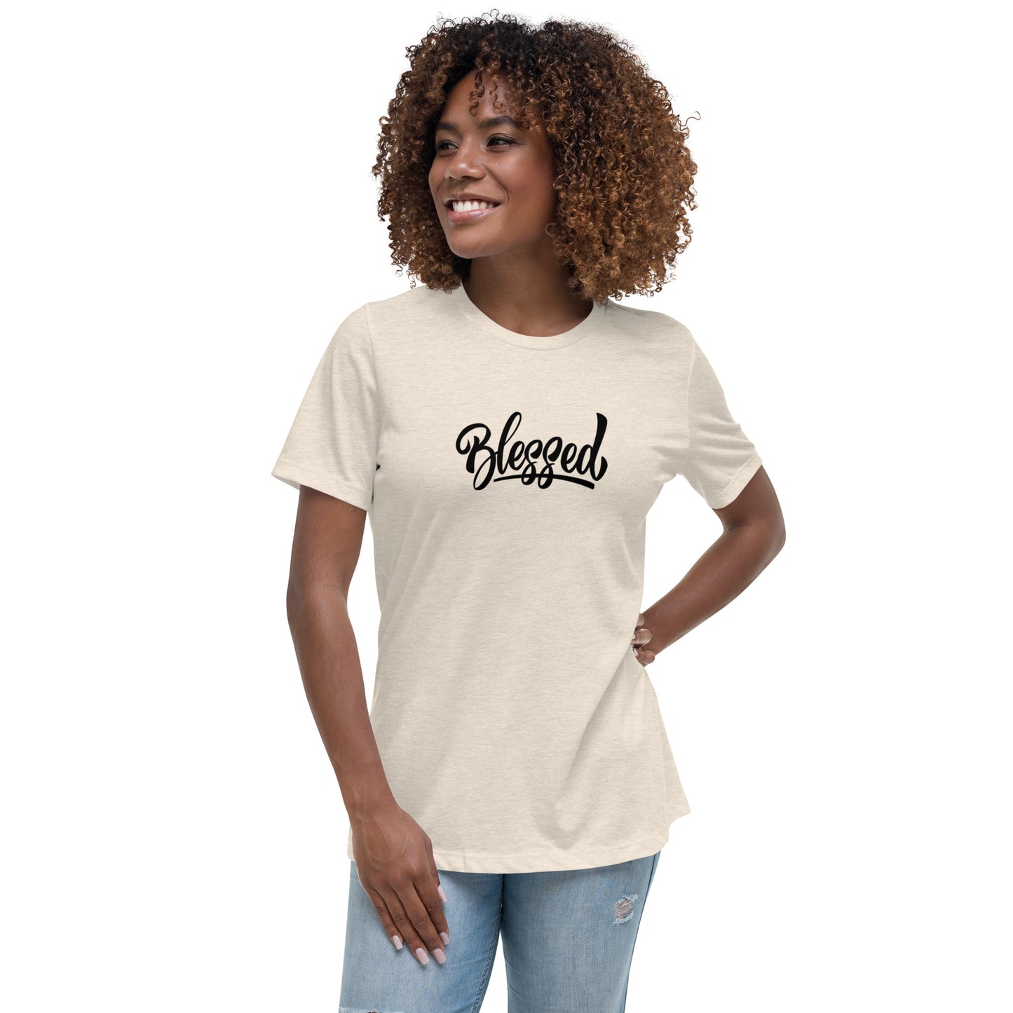 Blessed(black) Women's Relaxed T-Shirt