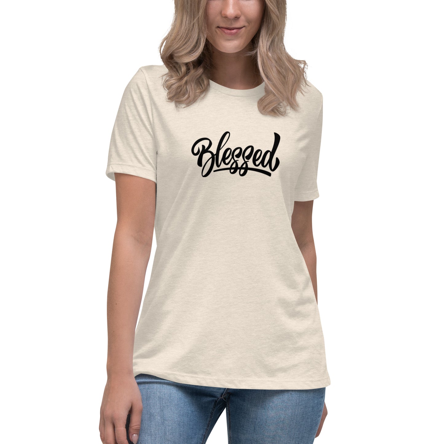 Blessed(black) Women's Relaxed T-Shirt