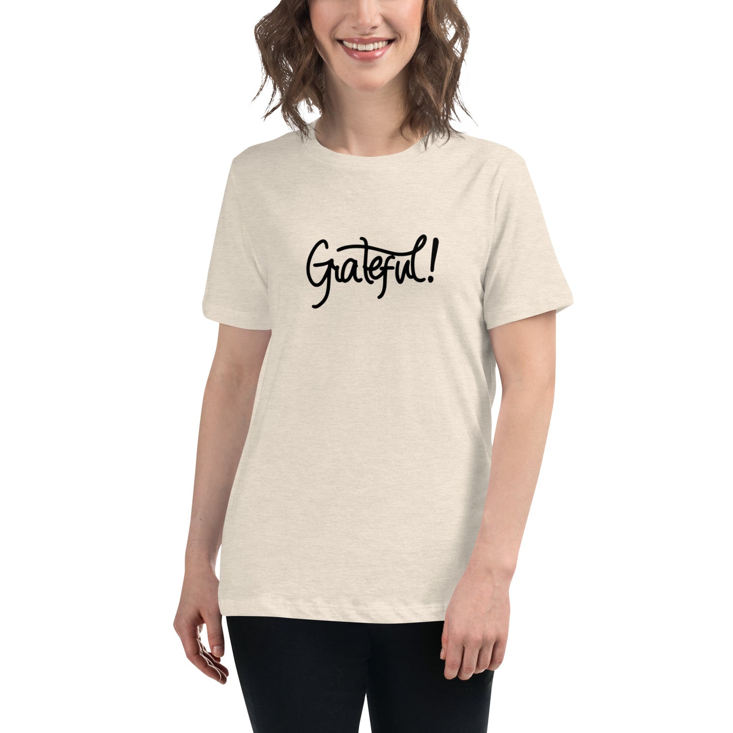 Grateful (black) Women's Relaxed T-Shirt