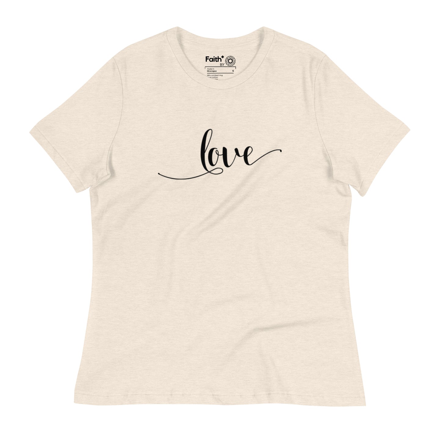 Love (black) Women's Relaxed T-Shirt