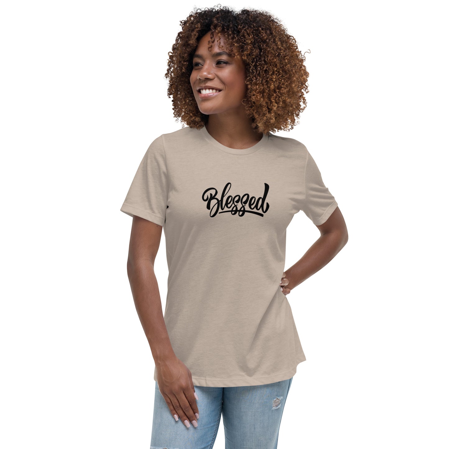 Blessed(black) Women's Relaxed T-Shirt