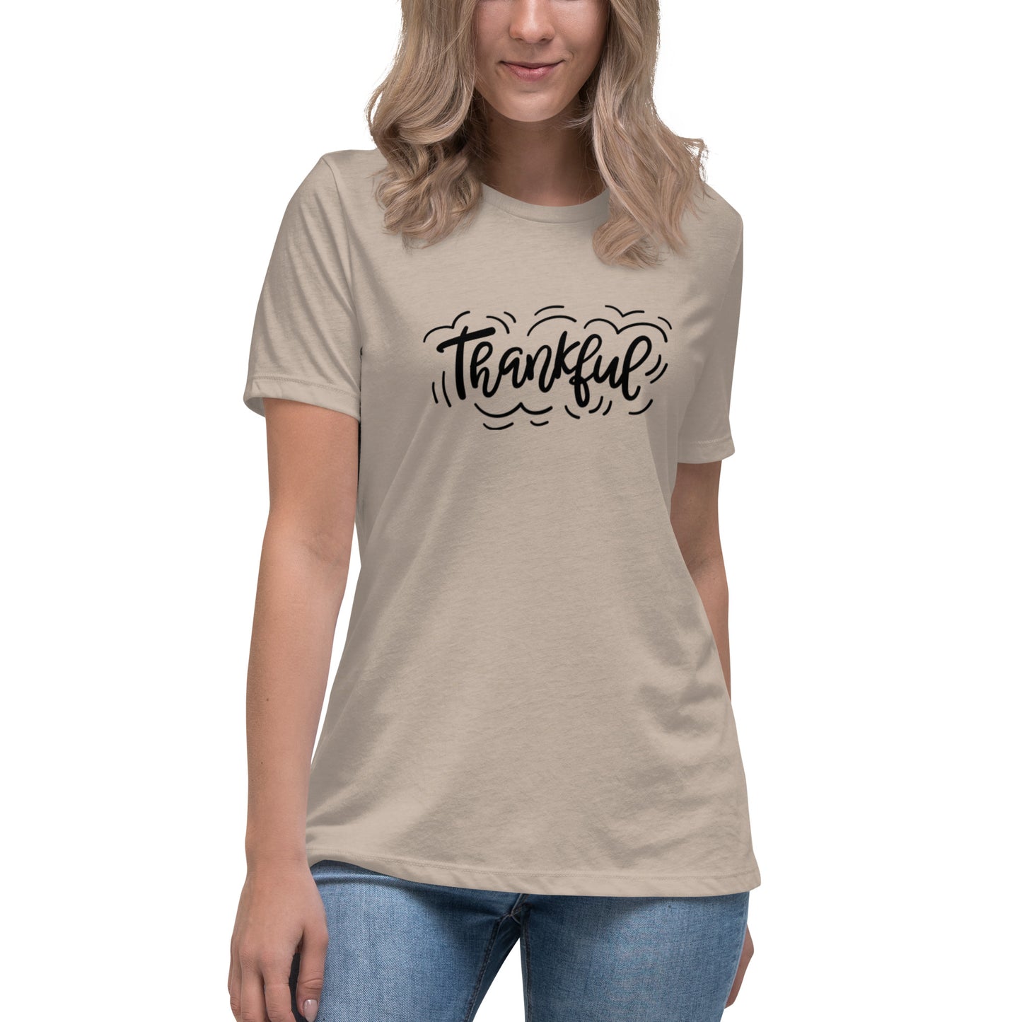 Thankful (black) Women's Relaxed T-Shirt