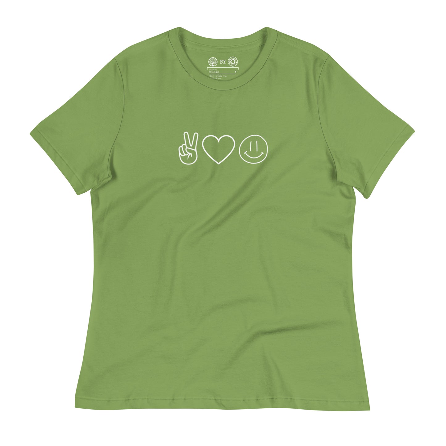 Peace Love Happiness Women's Relaxed T-Shirt