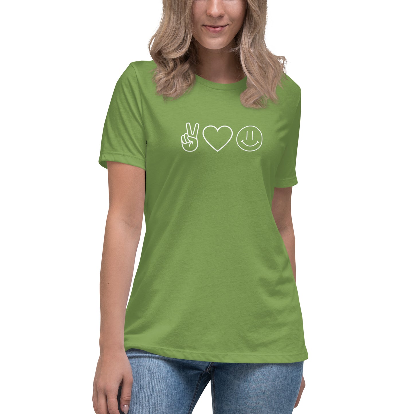 Peace Love Happiness Women's Relaxed T-Shirt