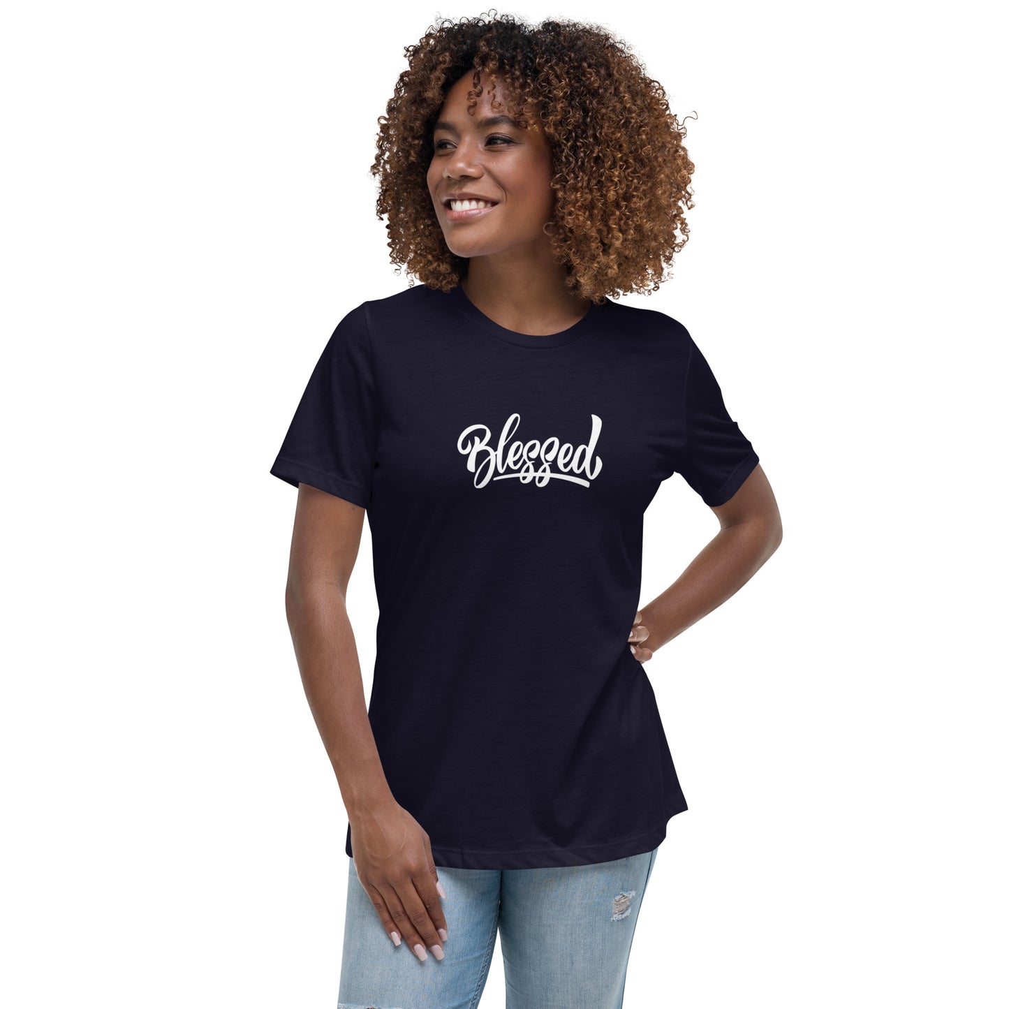 Blessed (white) Women's Relaxed T-Shirt