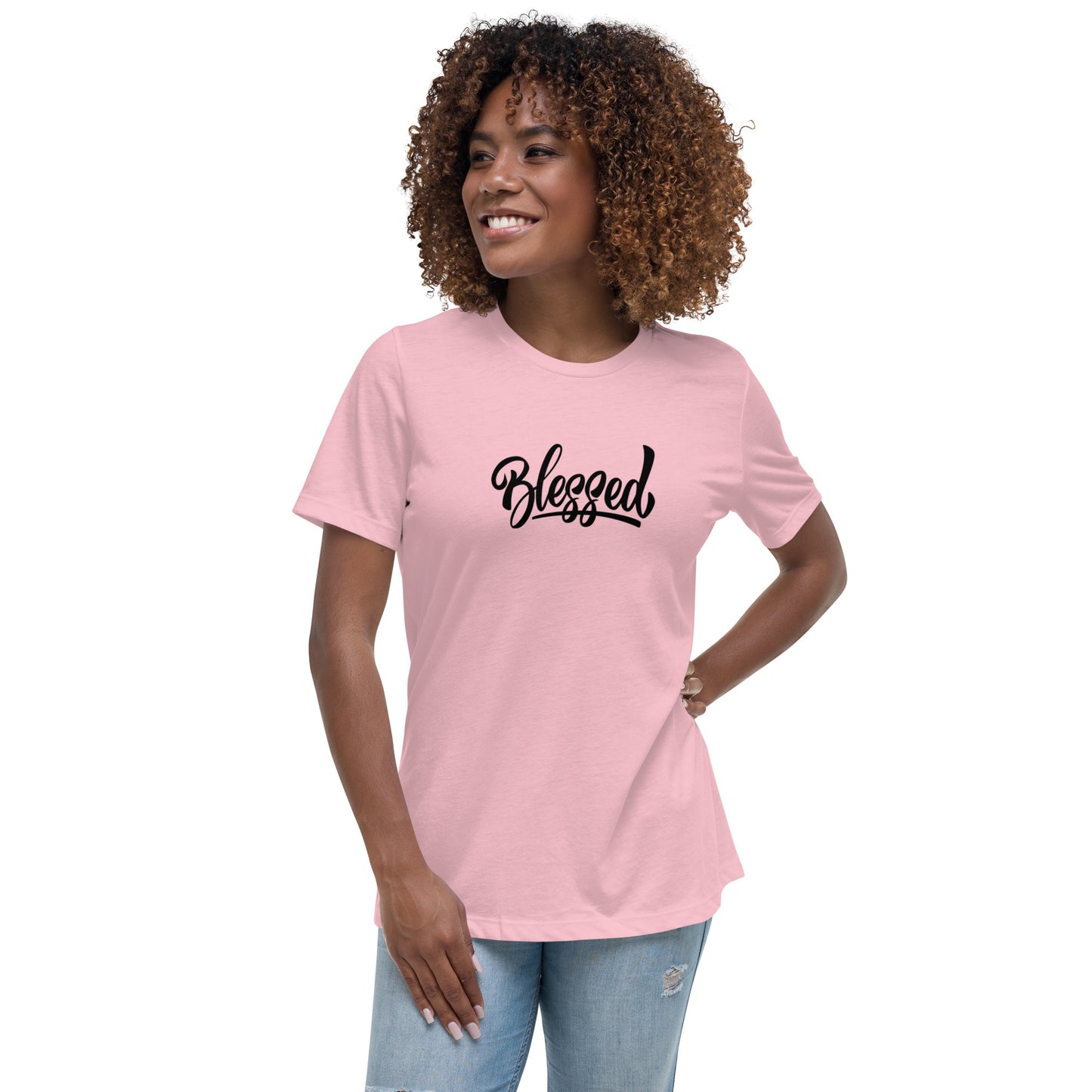 Blessed(black) Women's Relaxed T-Shirt