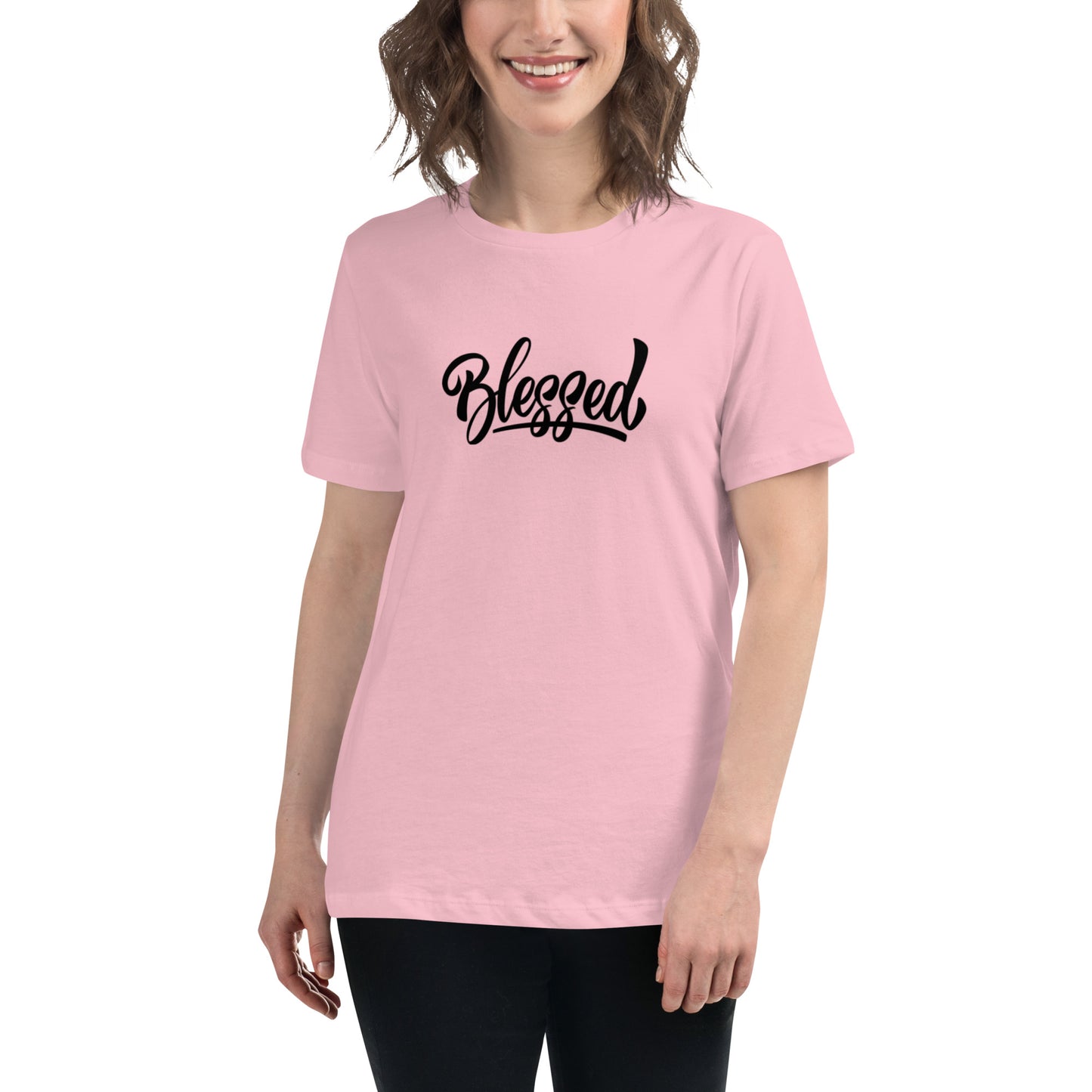 Blessed(black) Women's Relaxed T-Shirt