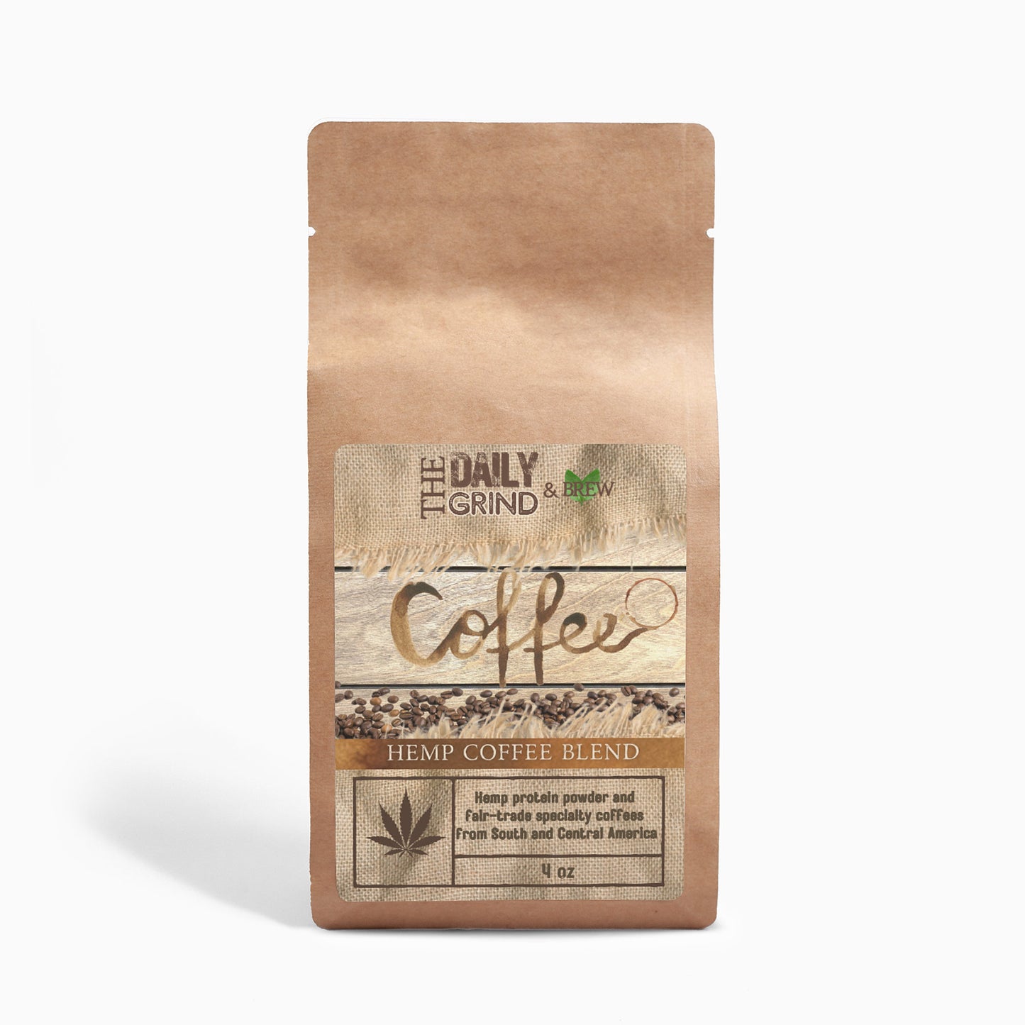 Organic Hemp Coffee Blend - Medium Roast 4oz