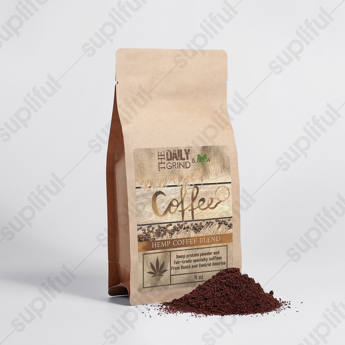 Organic Hemp Coffee Blend - Medium Roast 4oz