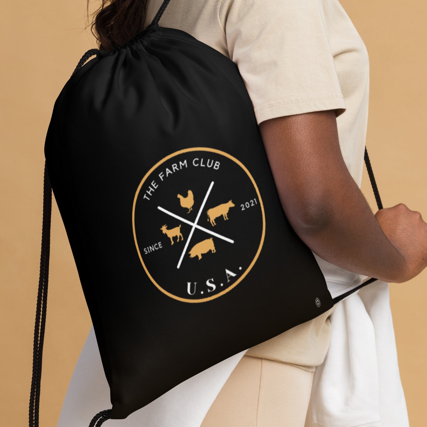 The Farm Club  Drawstring Bag