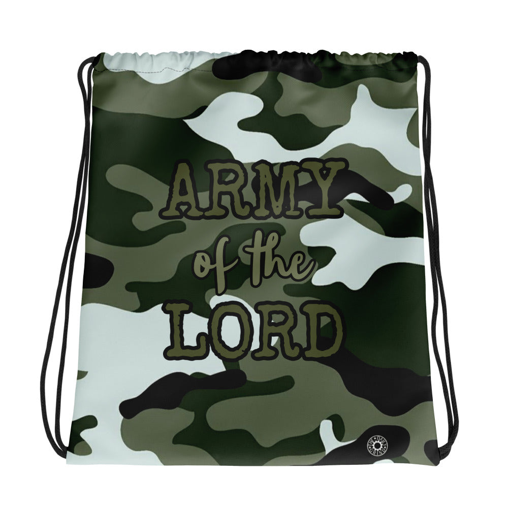 Army of the Lord Drawstring Bag