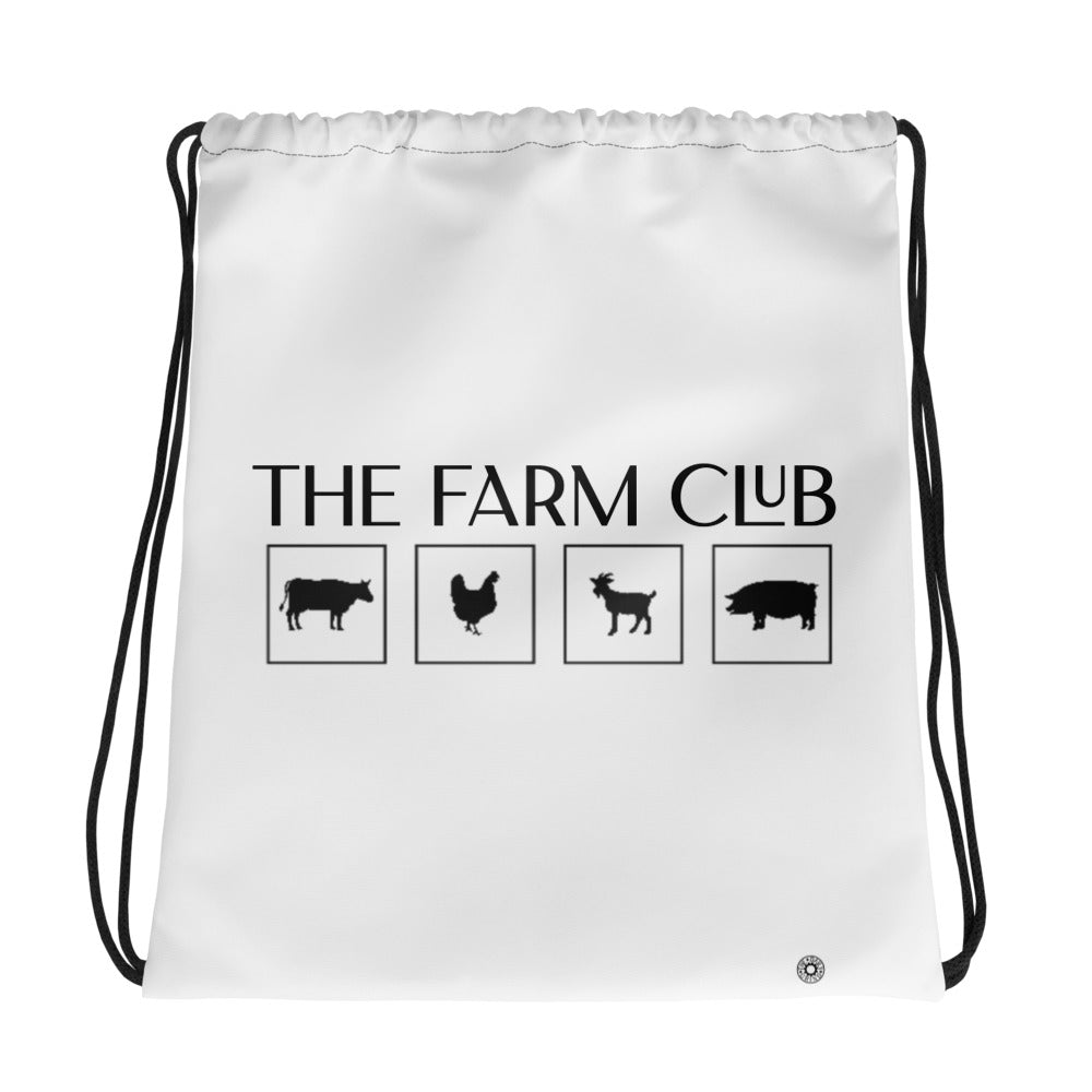 The Farm Club Drawstring Bag