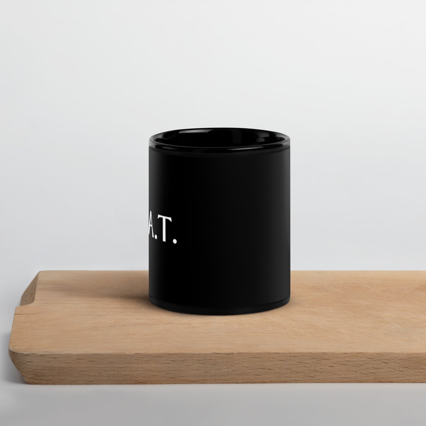 G.O.A.T. Black Glossy Mug