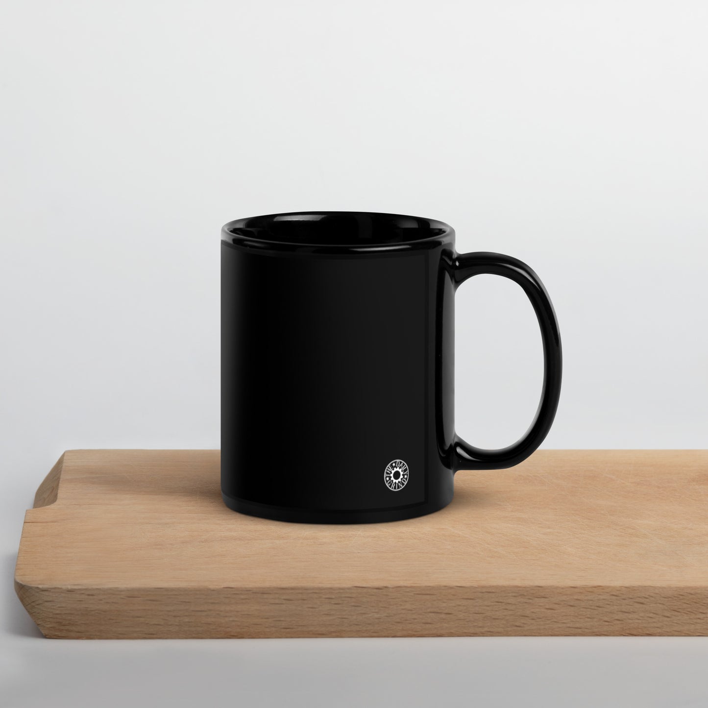 The Farm Club Black Glossy Mug