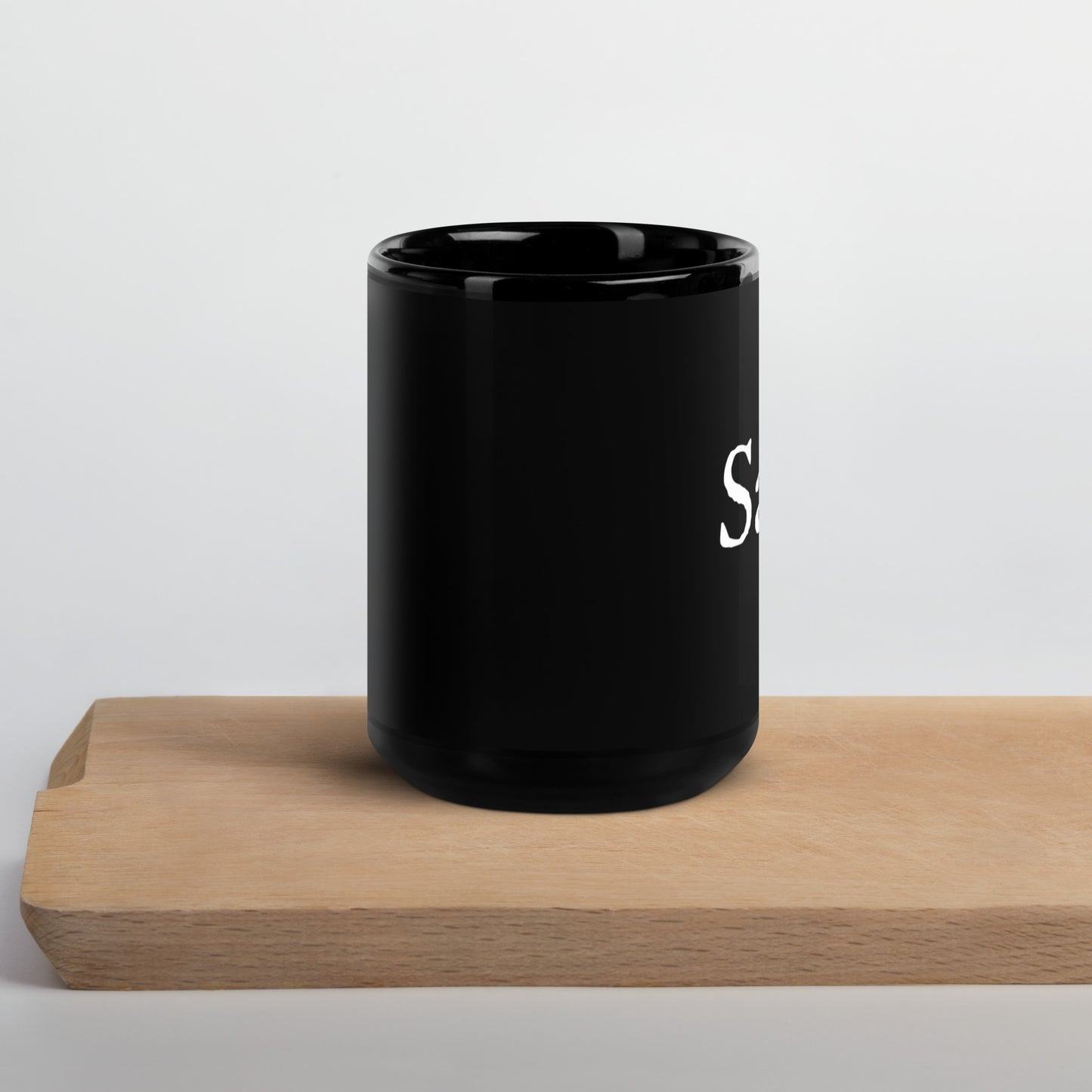 Salty Black Glossy Mug