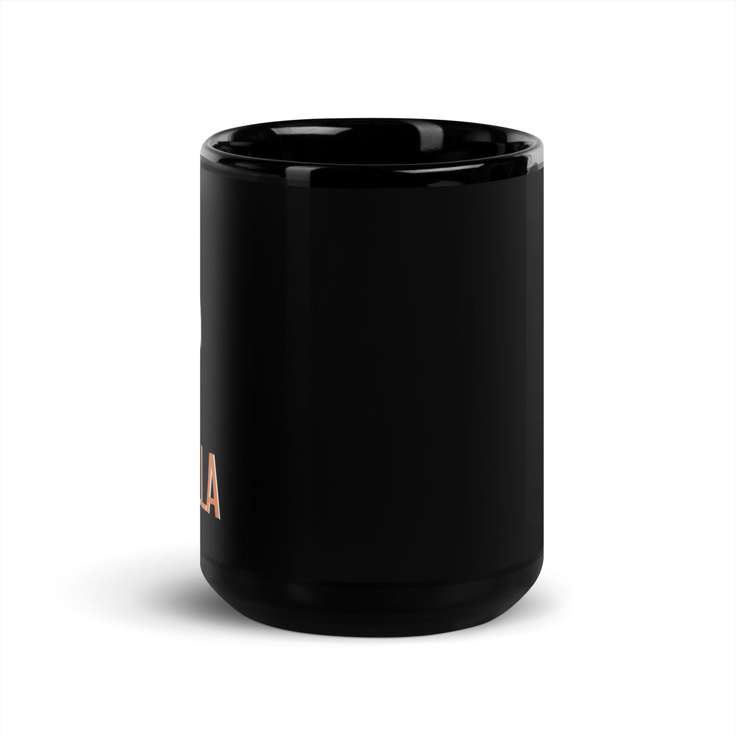 Go Gorilla Black Glossy Mug