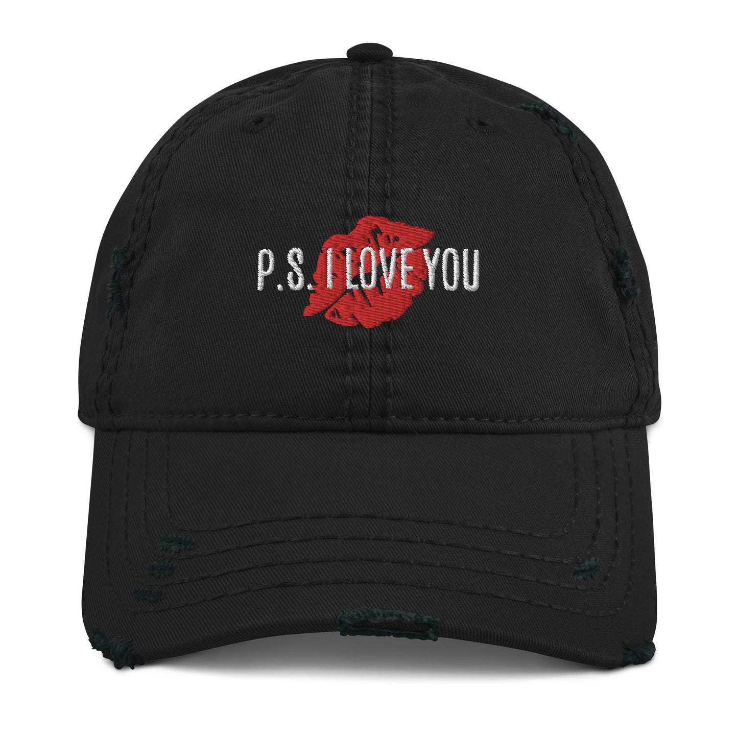 P.S. I Love You Distressed Dad Hat