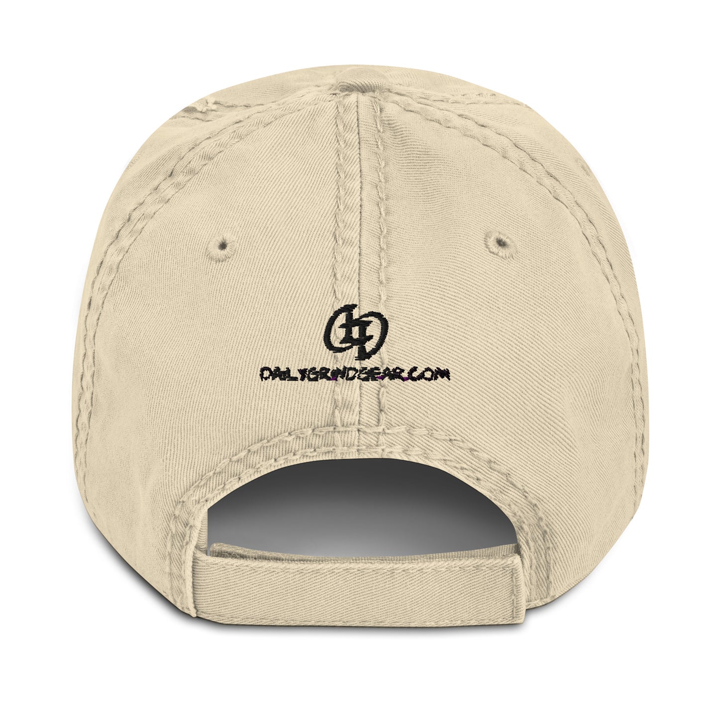 Beige #teamJesus Distressed Dad Hat