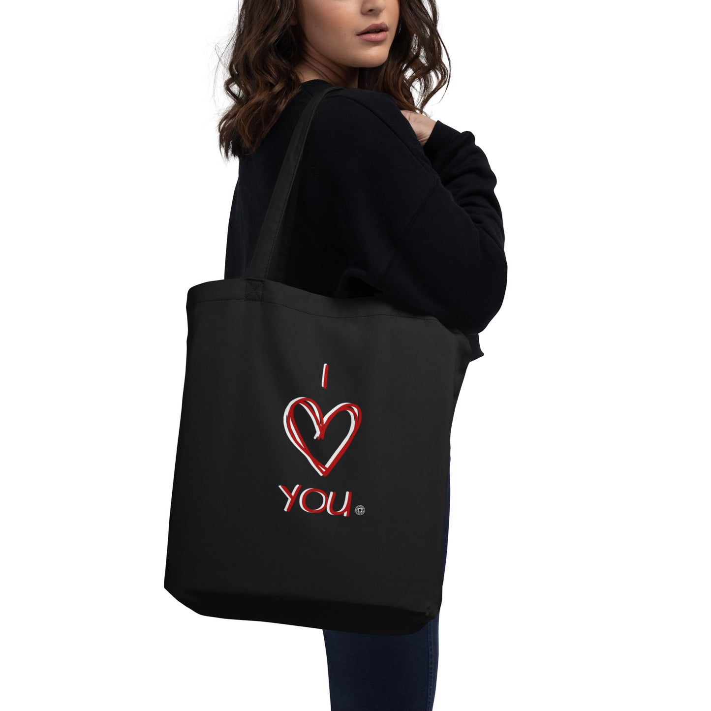 I Love You Scribble Eco Tote Bag