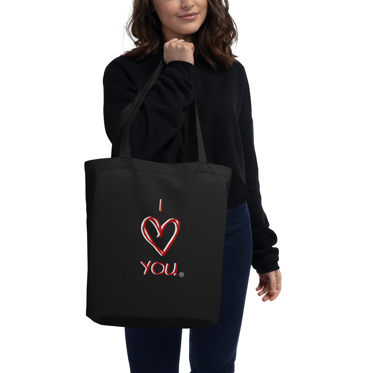 I Love You Scribble Eco Tote Bag