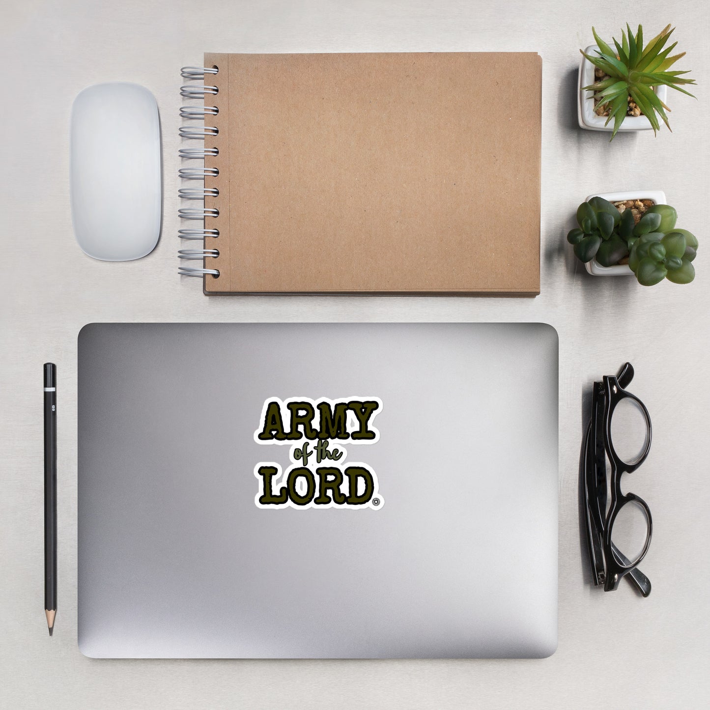 Army of the Lord Bubble-Free Stickers