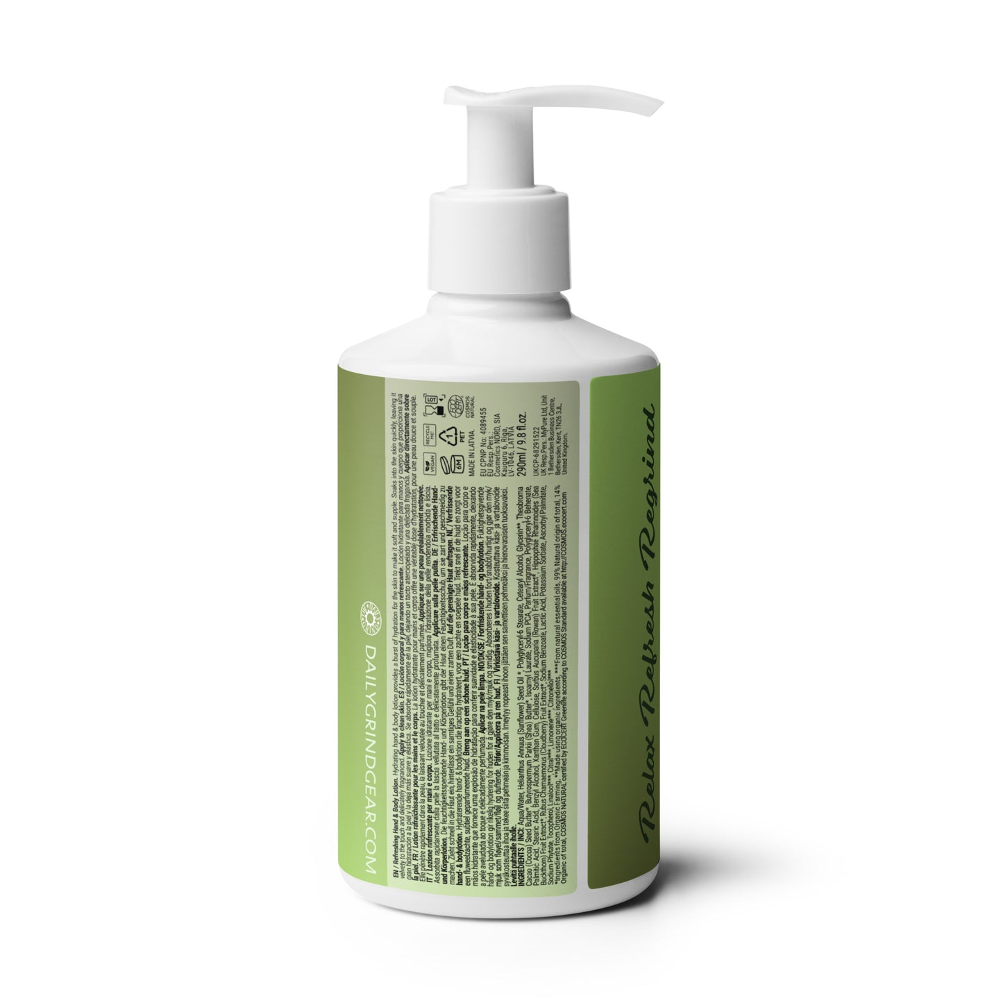 ReGrind Refreshing Green Tea Hand & Body Lotion