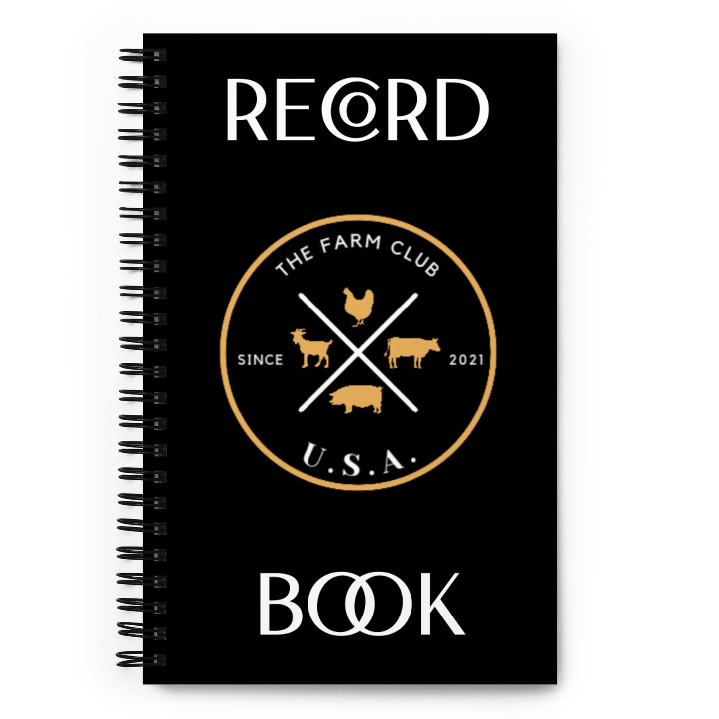 The Farm Club Spiral Record Book