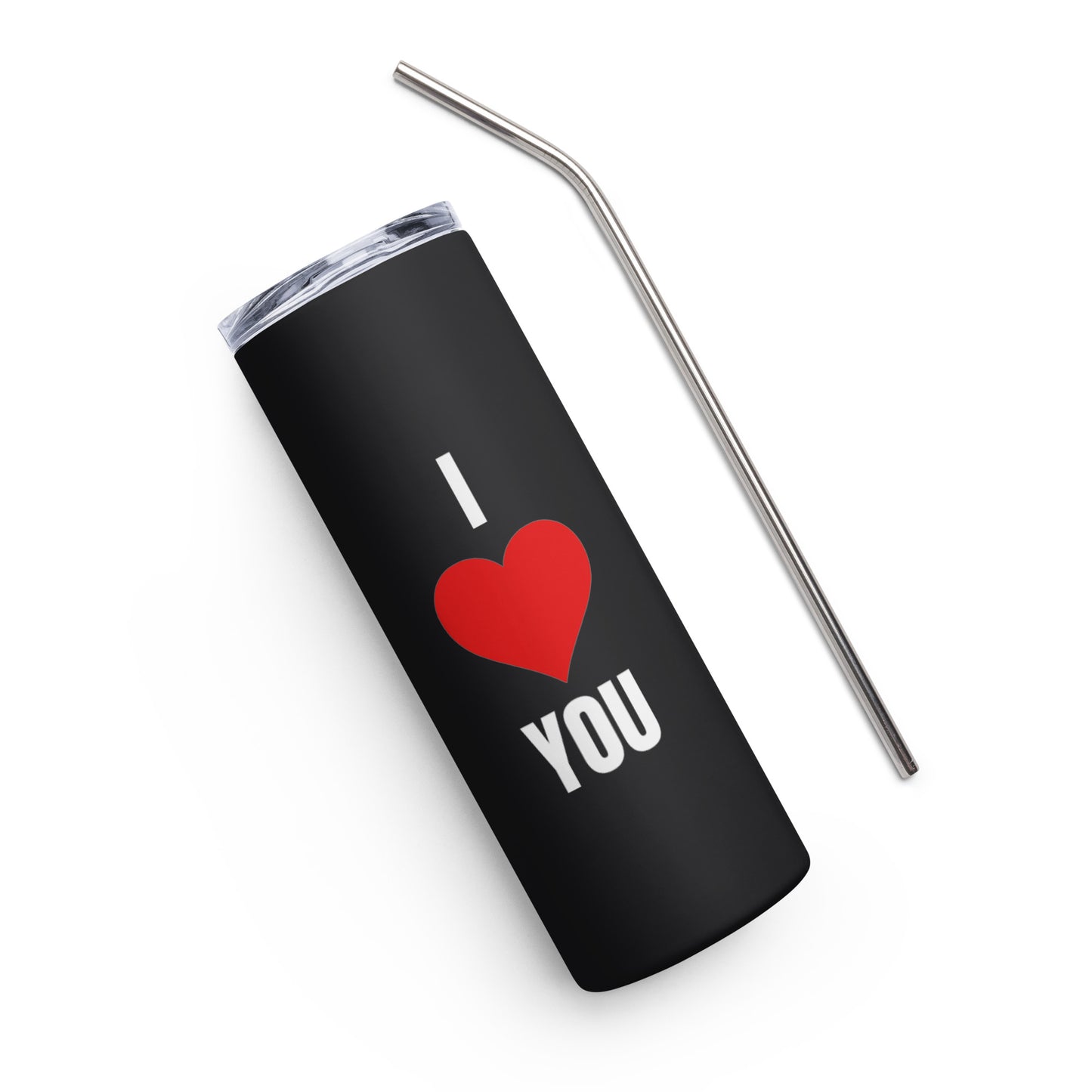 I Love You Stainless Steel Tumbler