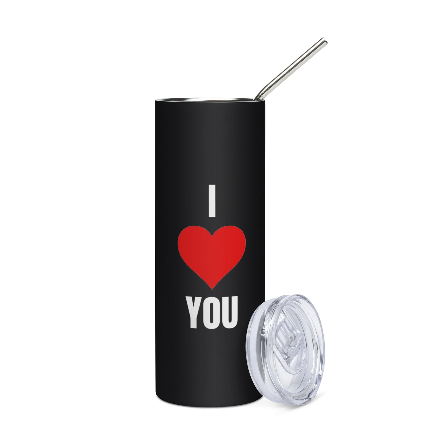 I Love You Stainless Steel Tumbler