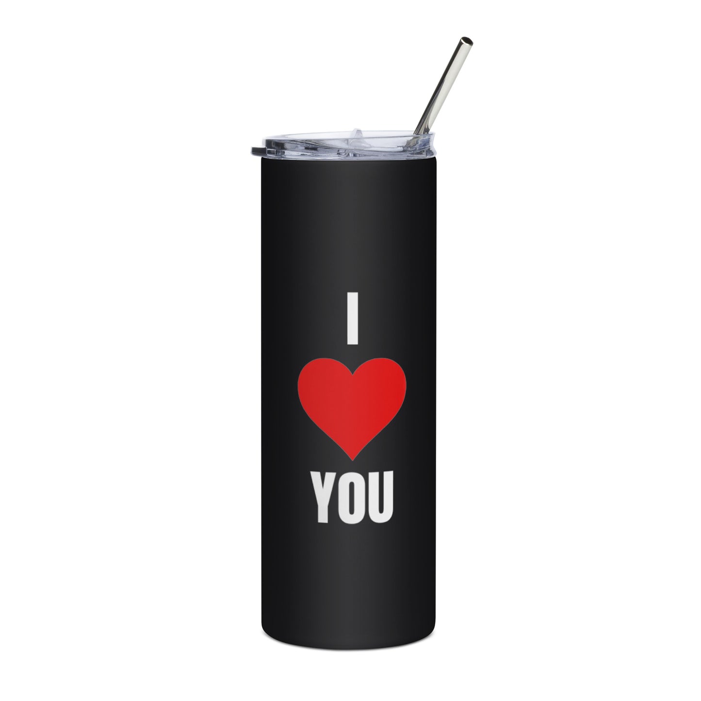 I Love You Stainless Steel Tumbler