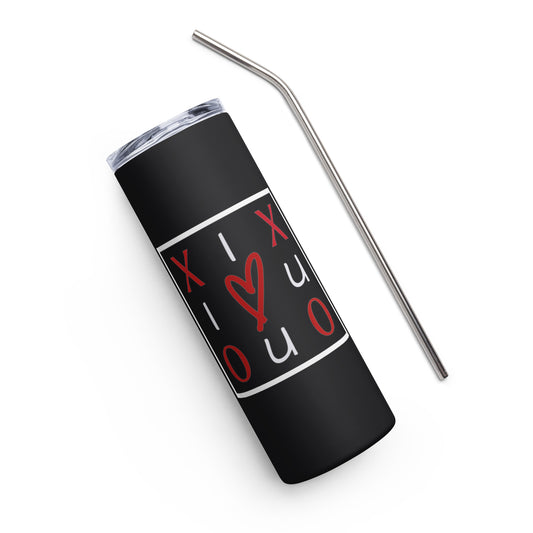 XOXO I Love You Stainless Steel Tumbler