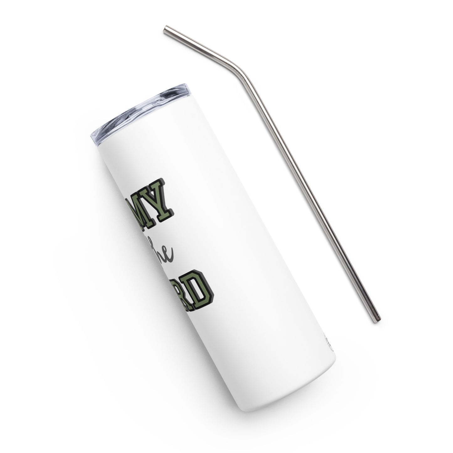 Army of the Lord White Stainless Steel Tumbler