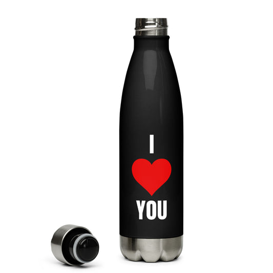 I Love You Stainless Steel Water Bottle