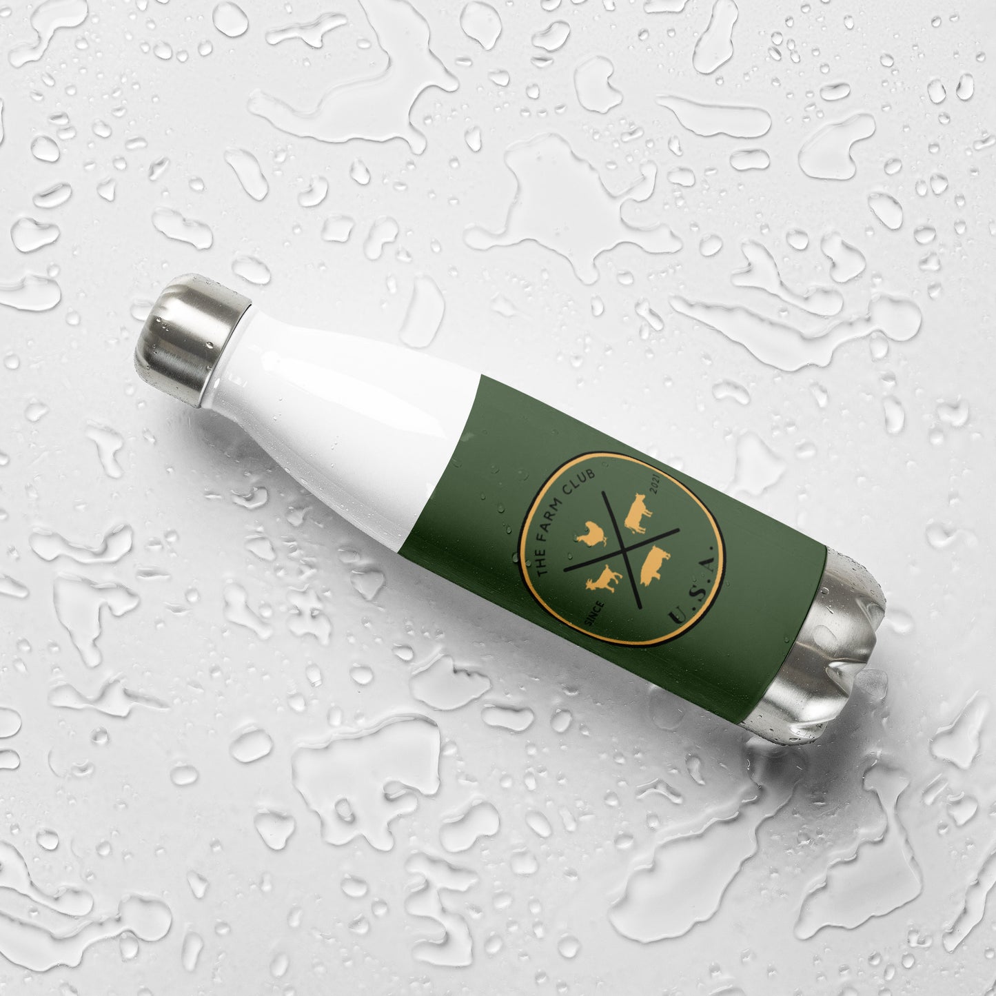 The Farm Club Stainless Steel Water Bottle