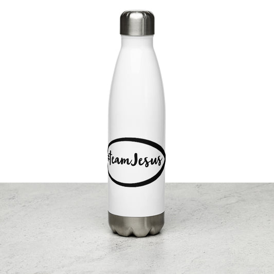 #teamJesus Fish Stainless Steel Water Bottle