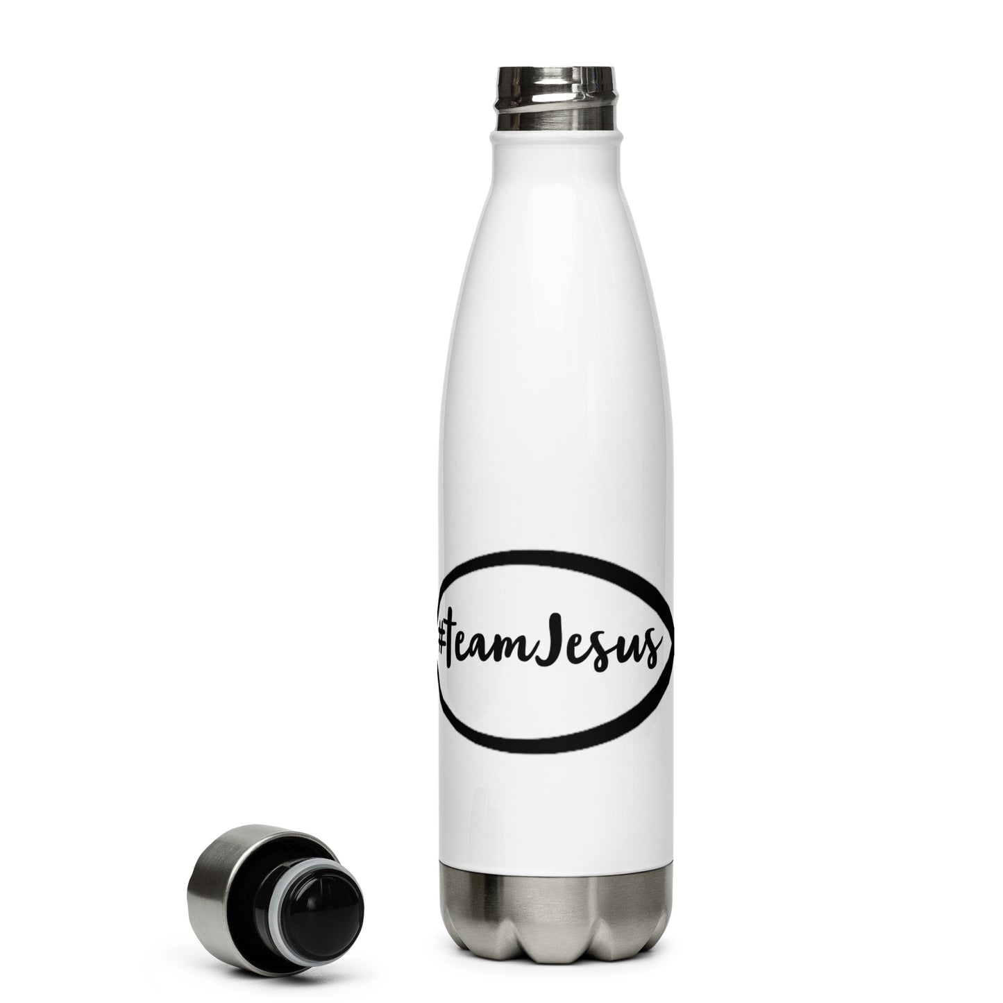 #teamJesus Fish Stainless Steel Water Bottle