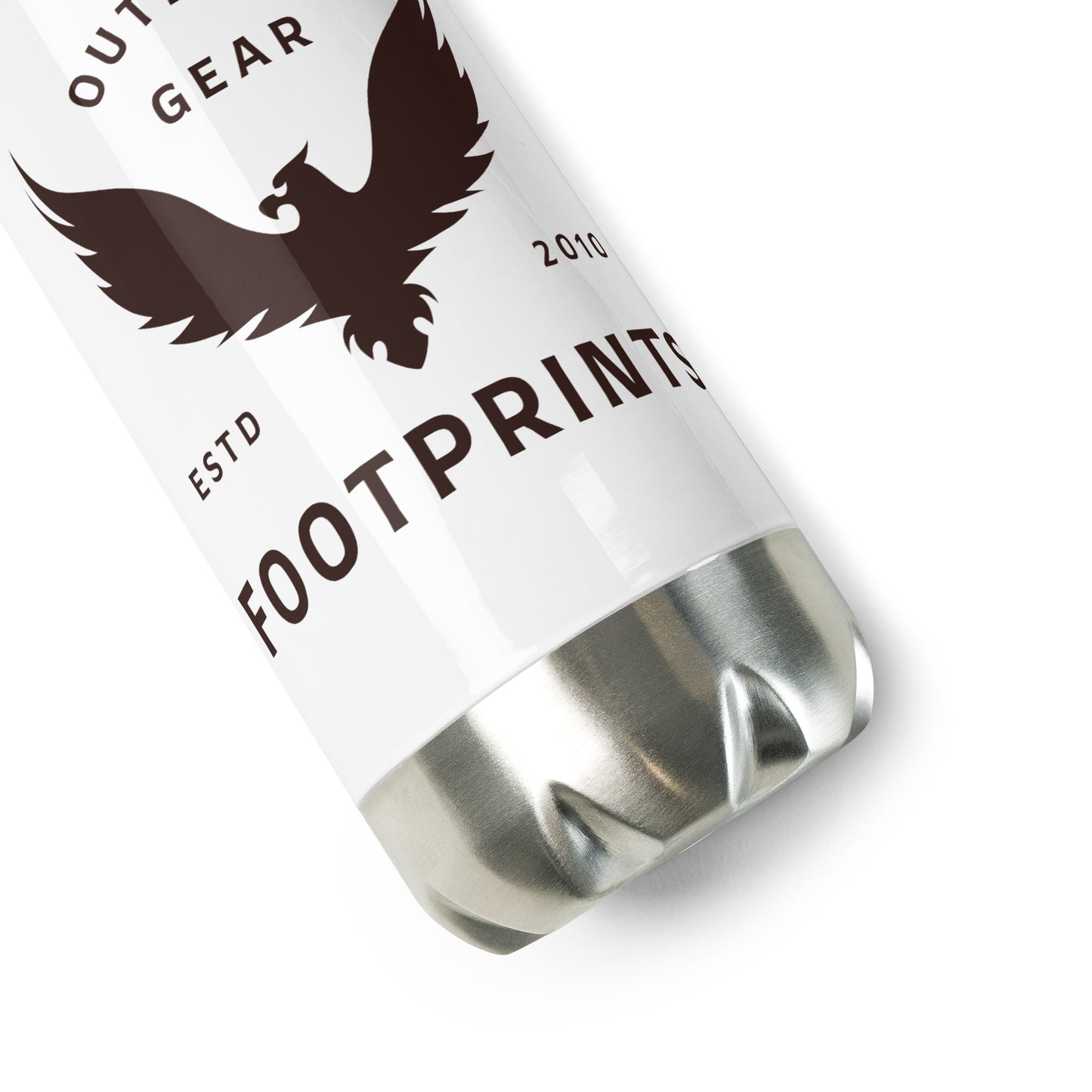 Outdoor Footprints Stainless Steel Water Bottle