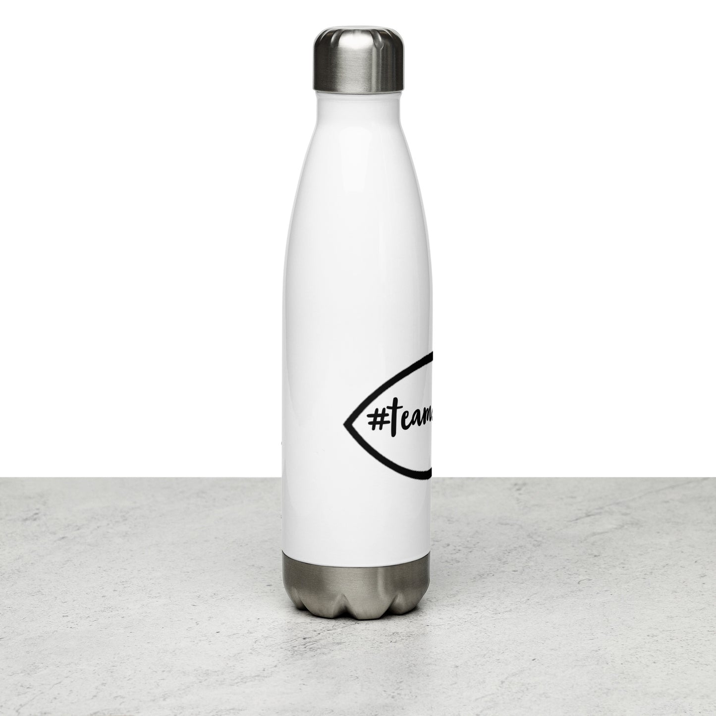 #teamJesus Fish Stainless Steel Water Bottle