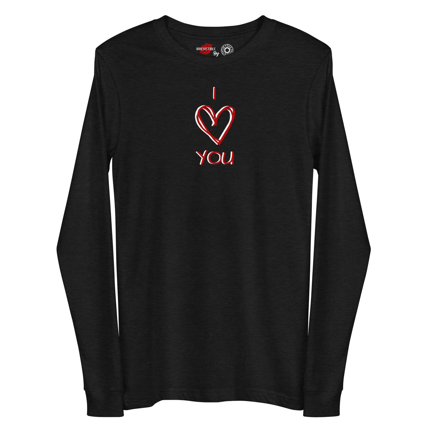 I Love You Scribble Unisex Long Sleeve Tee