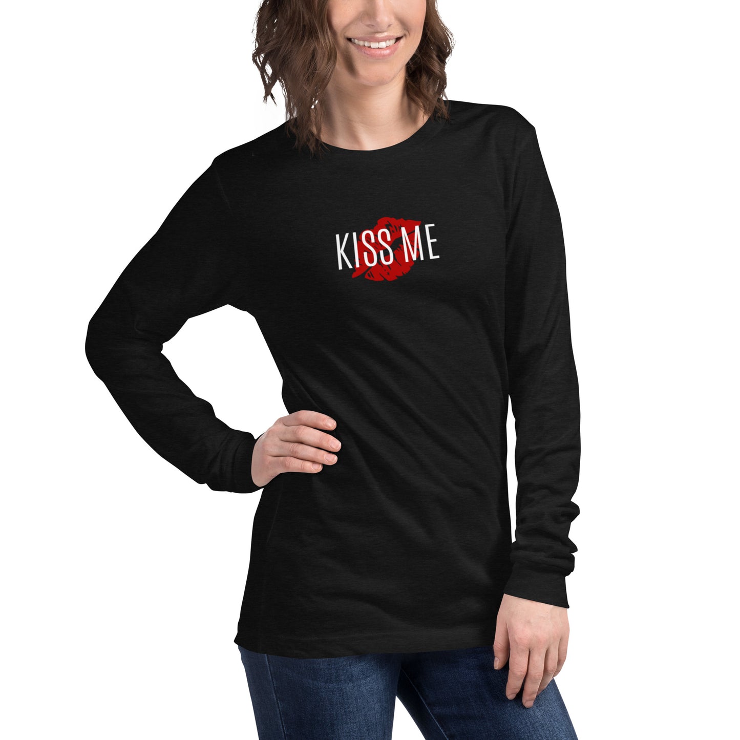 Kiss Me Unisex Long Sleeve Tee