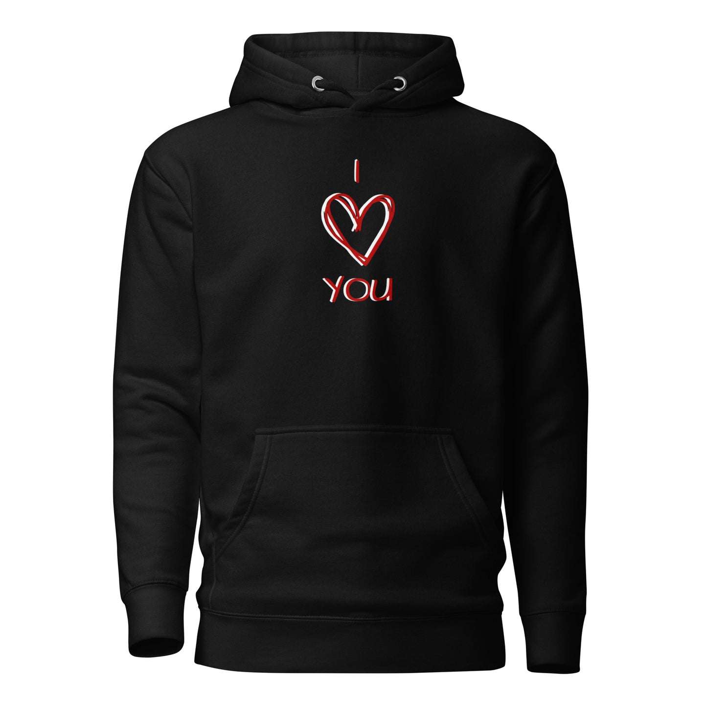 I Love You Scribble Unisex Hoodie