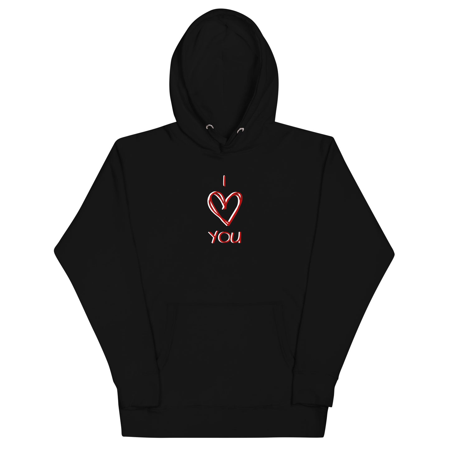 I Love You Scribble Unisex Hoodie