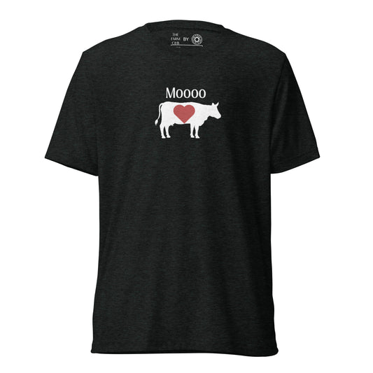 Mooo Cow Heart Short Sleeve T-Shirt