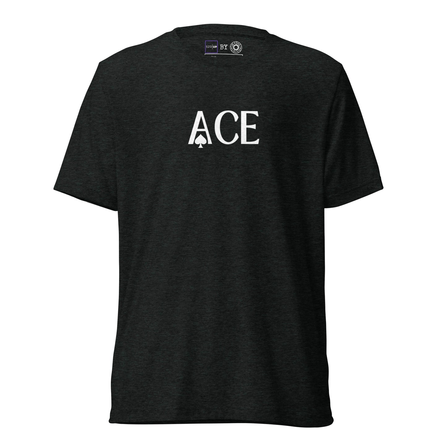 Ace with Small Spade Short Sleeve T-Shirt