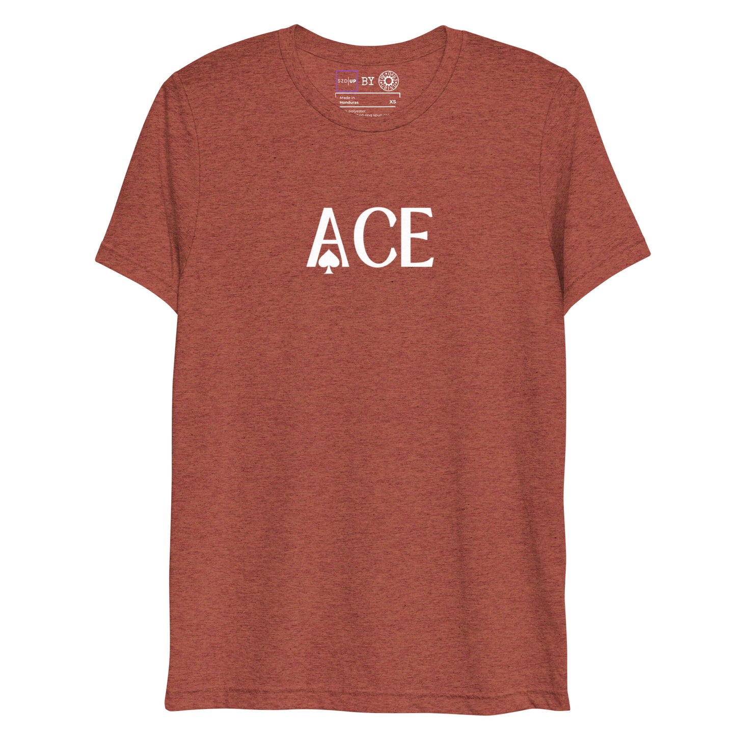 Ace with Small Spade Short Sleeve T-Shirt