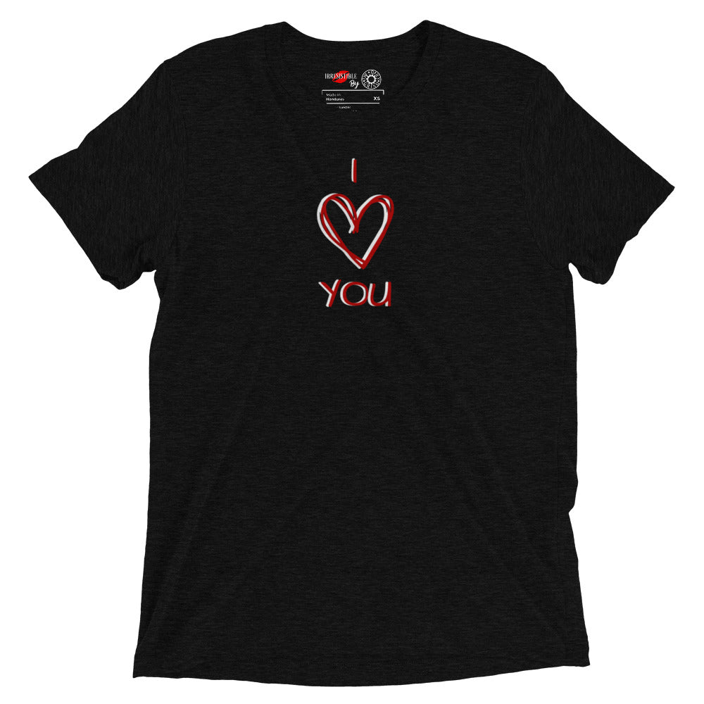 I Love You Scribble Short Sleeve T-Shirt